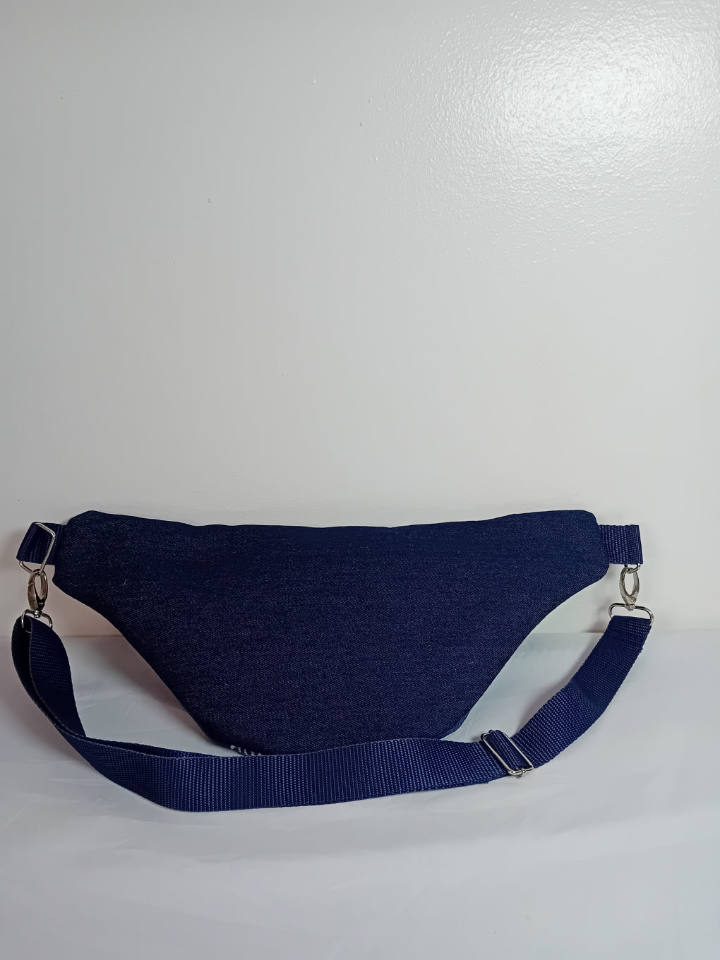 Sac banane jean rayé -  P18B