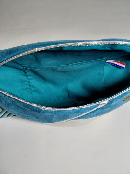 Sac banane bleu clair