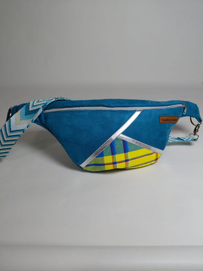 Sac banane bleu clair