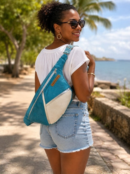 Sac banane bleu clair MJ 11 B