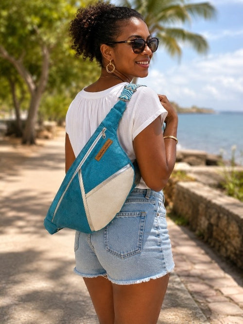 Sac banane bleu clair MJ 11 B